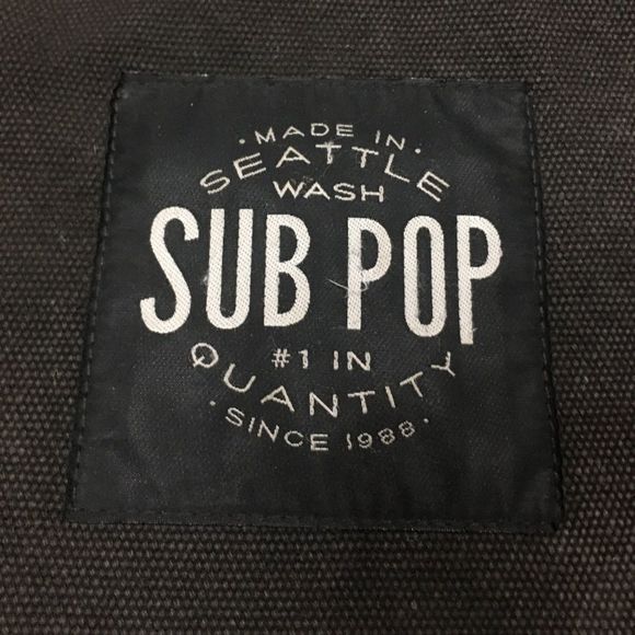 SUB POP RECORDS Vintage Messenger Bag Rothco Seattle Wash. - Picture 2 of 8